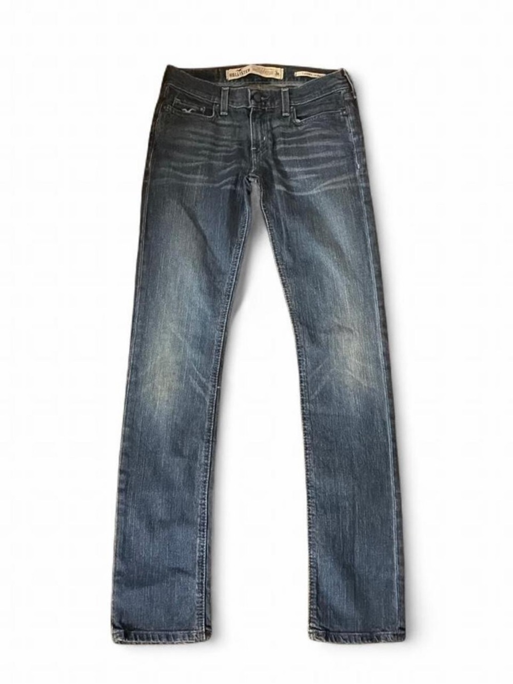 Vintage Hollister Laguna Skinny Jeans Size 3R Y2K Dark Wash Denim 2000s Pop
